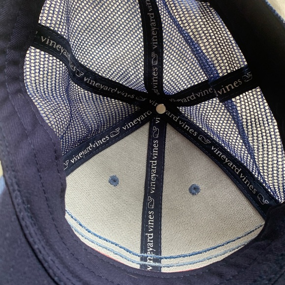 Hat Baseball Cap Vineyard Vines with Multicolor Stripes - Picture 3 of 6